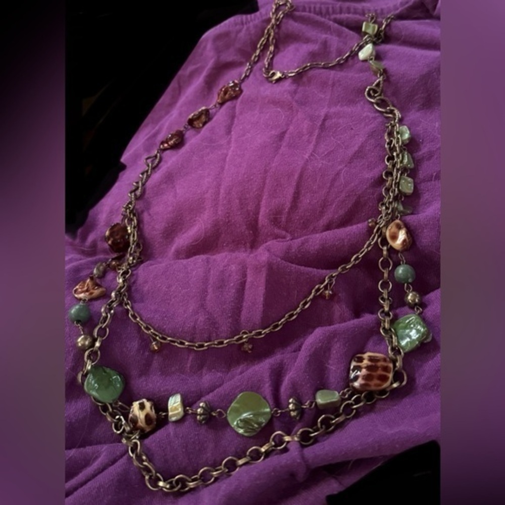 Beaded Tiered Necklace